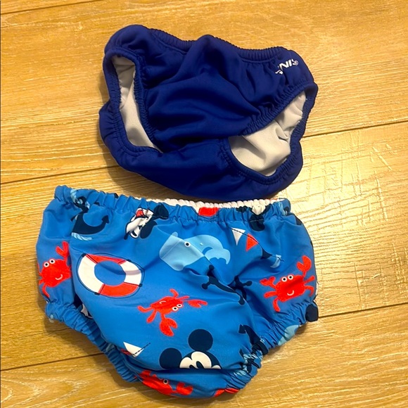 2 NEW Machine Washable Swim Diapers
